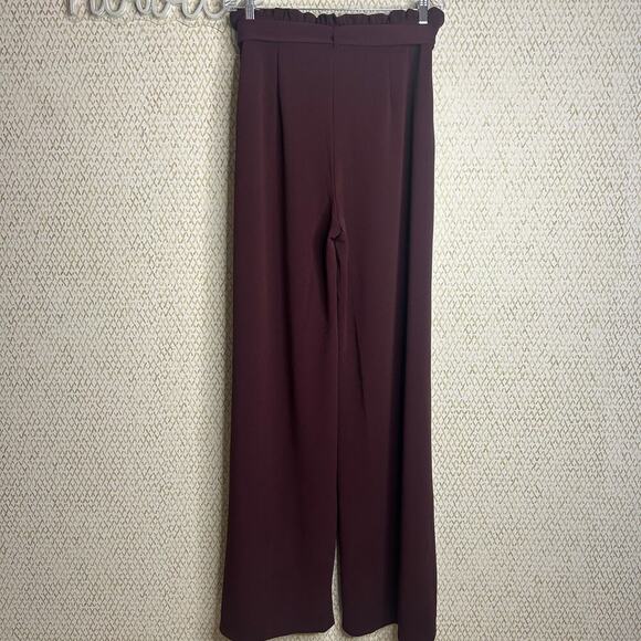 NWOT Alloy Apparel Tall Scarlett Ultra Wide Highest-Rise Burgundy Brown Pant XXL - Picture 8 of 11